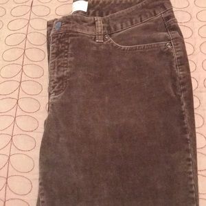 Ladies Brown Corduroy Pants